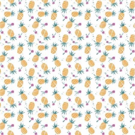 Skinny Bolt - Multi Pineapples - 2 YD