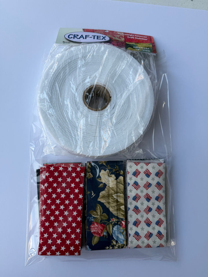Patriotic Biscuit Basket Kit