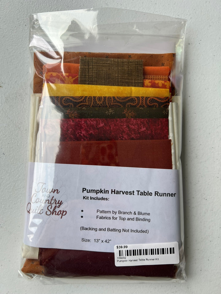 Pumpkin Harvest Table Runner Kit