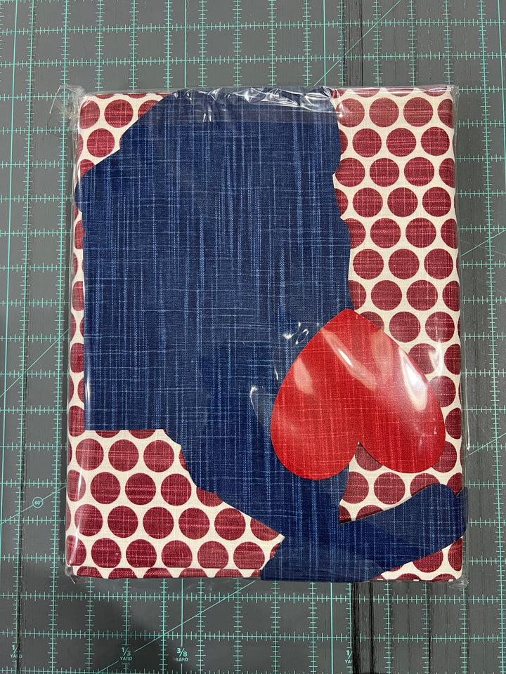 State Silhouette New York Floor Canvas Quilt Kit