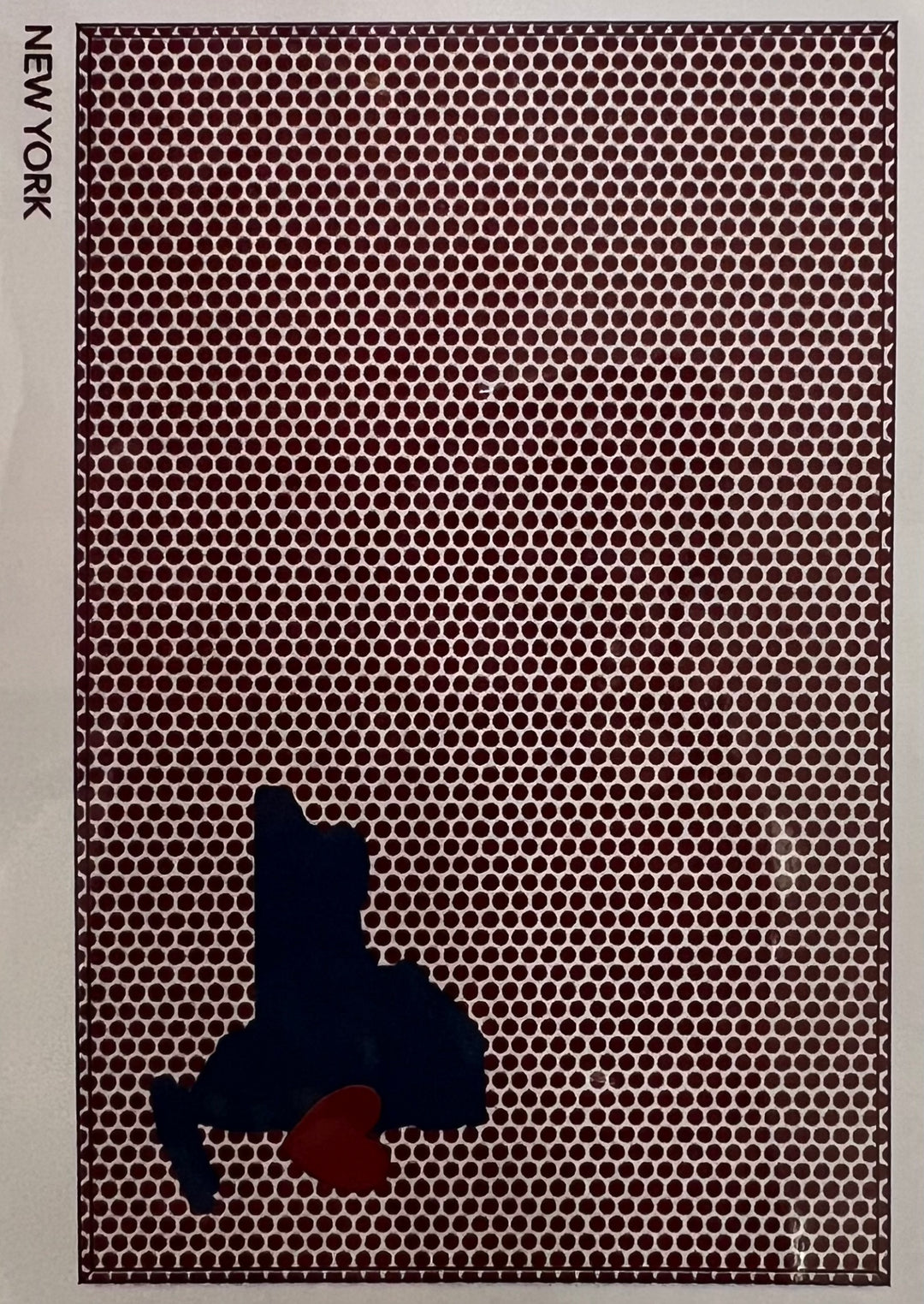 State Silhouette New York Floor Canvas Quilt Kit