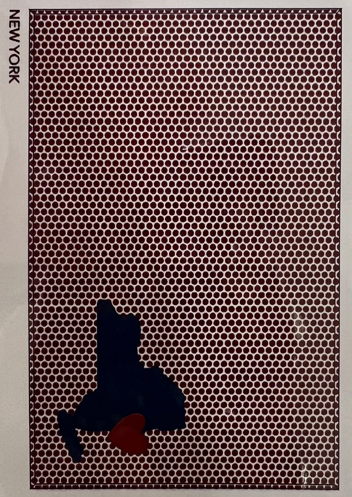 State Silhouette New York Floor Canvas Quilt Kit