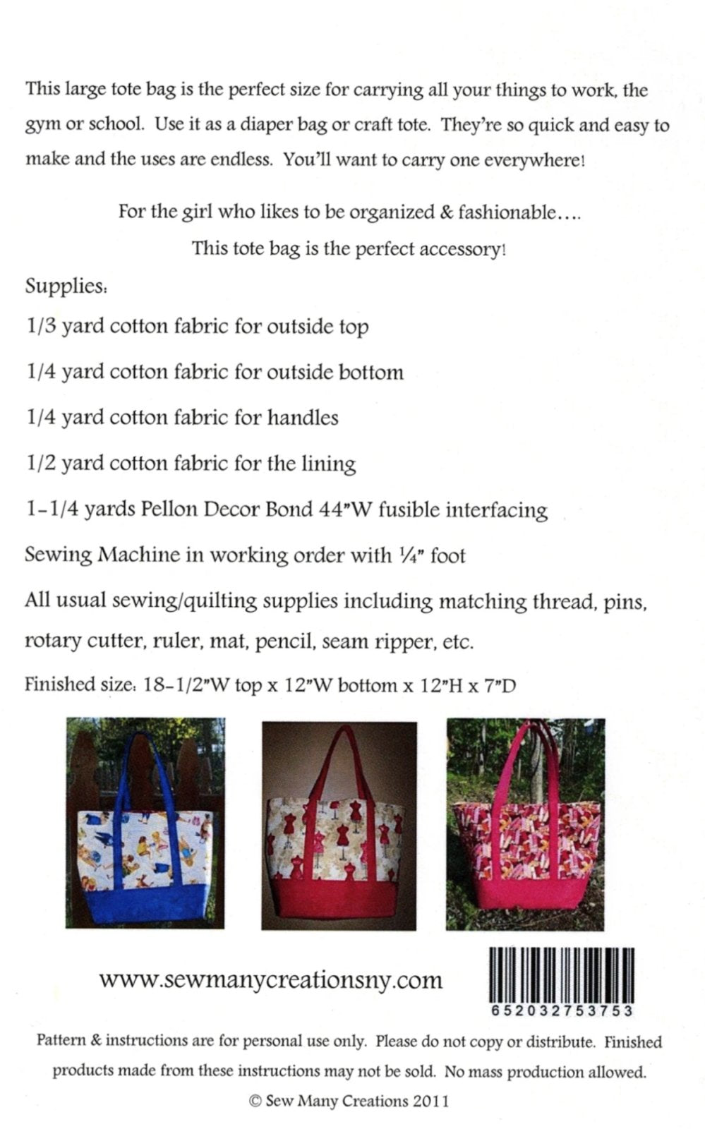 Tourist Tote Bag