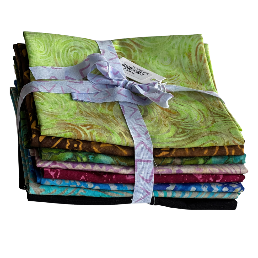 Vibrant Batik Eight Fat Quarter Bundle