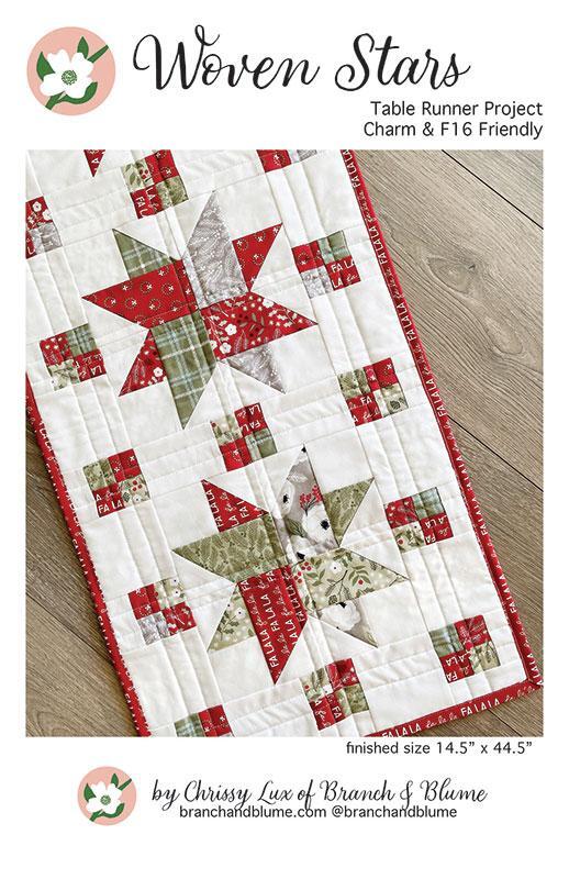 Woven Stars Table Runner * BNB 2330 Branch & Blume#1
