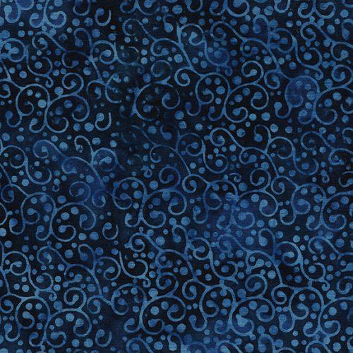 Dot Swirl-Blue Ocean
